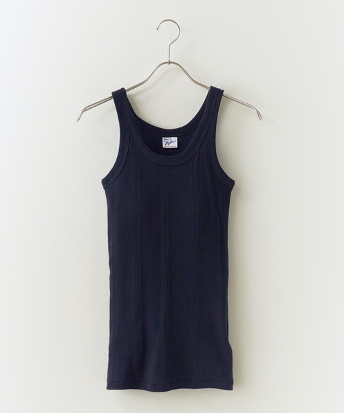 MILLER(ミラー)の「R.P.miller/ミラー PANELRIB Cup US Tank タンクトップ 2026新作 再入荷 夏服(タンクトップ・レディース・グレー/ブラウン系その他2/レッド系1/ホワイト系その他/ブラック/ブルー系その他/ダークブルー/レッド系その他/グリーン・FREE)」の6枚目の写真