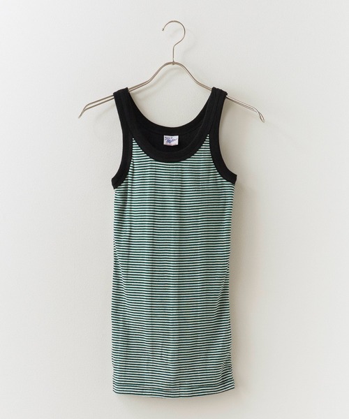 MILLER(ミラー)の「R.P.miller/ミラー PANELRIB Cup US Tank タンクトップ 2026新作 再入荷 夏服(タンクトップ・レディース・グレー/ブラウン系その他2/レッド系1/ホワイト系その他/ブラック/ブルー系その他/ダークブルー/レッド系その他/グリーン・FREE)」の5枚目の写真