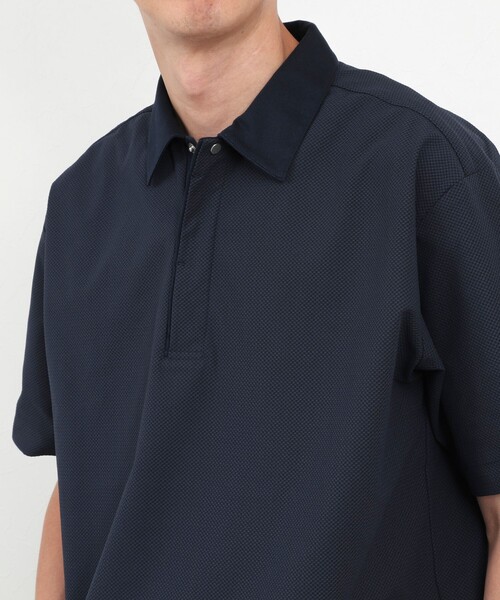NOLLEY’S(ノーリーズ)の「【BECシリーズ】《ビジカジ対応》トリコットP/Oシャツ 26SS(ポロシャツ・メンズ・ライトグレー/ネイビー/ホワイト・XL/L/M/S)」の3枚目の写真