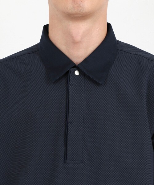NOLLEY’S(ノーリーズ)の「【BECシリーズ】《ビジカジ対応》トリコットP/Oシャツ 26SS(ポロシャツ・メンズ・ライトグレー/ネイビー/ホワイト・XL/L/M/S)」の12枚目の写真