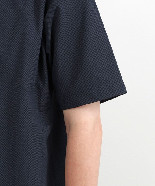 NOLLEY’S(ノーリーズ)の「【BECシリーズ】《ビジカジ対応》トリコットP/Oシャツ 26SS(ポロシャツ・メンズ・ライトグレー/ネイビー/ホワイト・XL/L/M/S)」の4枚目の写真