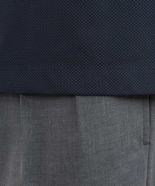 NOLLEY’S(ノーリーズ)の「【BECシリーズ】《ビジカジ対応》トリコットP/Oシャツ 26SS(ポロシャツ・メンズ・ライトグレー/ネイビー/ホワイト・XL/L/M/S)」の5枚目の写真