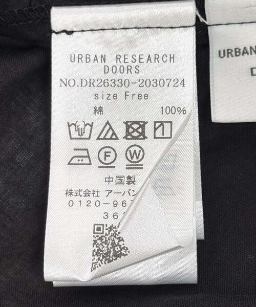 URBAN RESEARCH DOORS(アーバンリサーチドアーズ)の「ボイルマチ切替フレアブラウス(シャツ/ブラウス・レディース・ブラック/オフホワイト・FREE)」の9枚目の写真