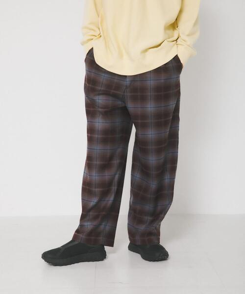 EKAL(エカル)の「チェックイージートラウザー(その他パンツ・メンズ・パープル/ブラック・MEDIUM/LARGE)」の16枚目の写真
