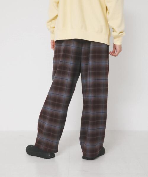 EKAL(エカル)の「チェックイージートラウザー(その他パンツ・メンズ・パープル/ブラック・MEDIUM/LARGE)」の18枚目の写真