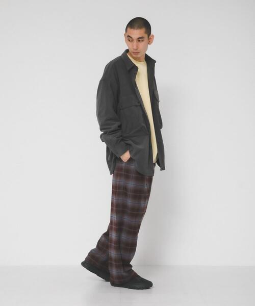 EKAL(エカル)の「チェックイージートラウザー(その他パンツ・メンズ・パープル/ブラック・MEDIUM/LARGE)」の21枚目の写真