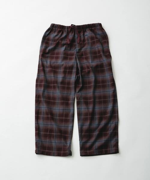 EKAL(エカル)の「チェックイージートラウザー(その他パンツ・メンズ・パープル/ブラック・MEDIUM/LARGE)」の22枚目の写真