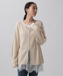 LEPSIM | 《満たされニットシリーズ》2WAYオフショルカーディガン 826764(カーディガン/ボレロ)