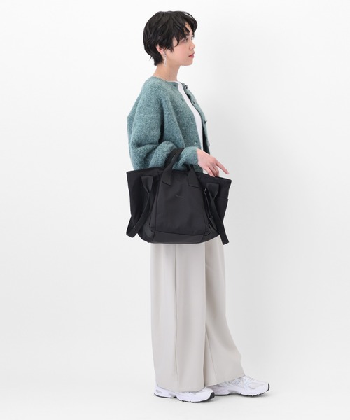 W&.Day/Night(ダブルアンド デイナイト)の「エムート トートバッグ A4サイズ 20521(トートバッグ・レディース・カーキ/ブラック/ライトグレー・FREE)」の6枚目の写真