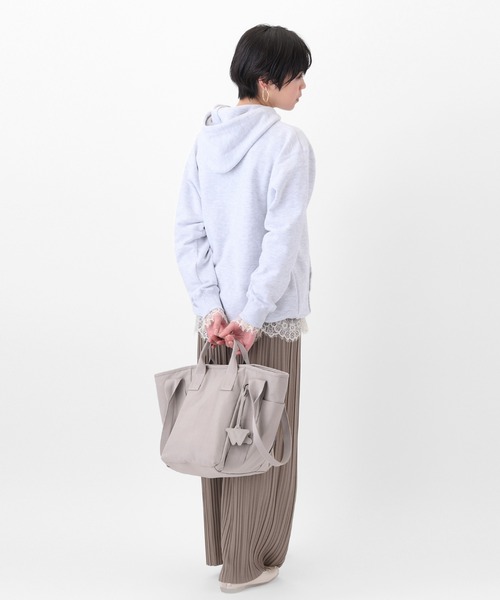 W&.Day/Night(ダブルアンド デイナイト)の「エムート トートバッグ A4サイズ 20521(トートバッグ・レディース・カーキ/ブラック/ライトグレー・FREE)」の12枚目の写真