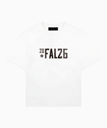 NUMBER ヘビーウェイトクロップ半袖Tシャツ[ホワイト]