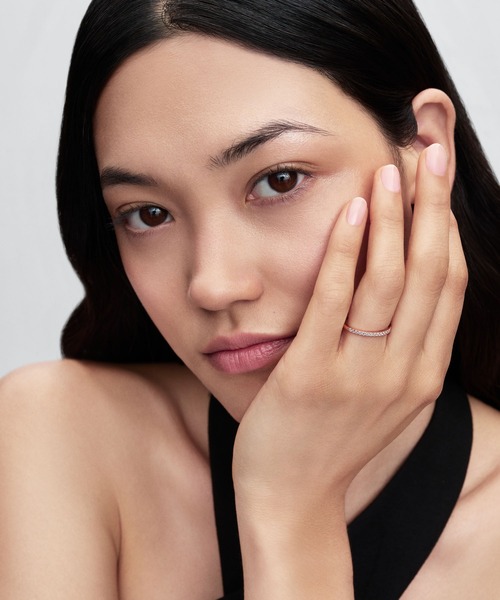 PANDORA（パンドラ）の「スパークリング バンド リング（リング・レディース・ピンクゴールド・52/54/56/58/60/48）」の3枚目の写真