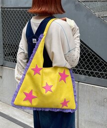 【HELLO.SANFRANCISCO/ハローサンフランシスコ】スターパッチチュールフリルショルダー