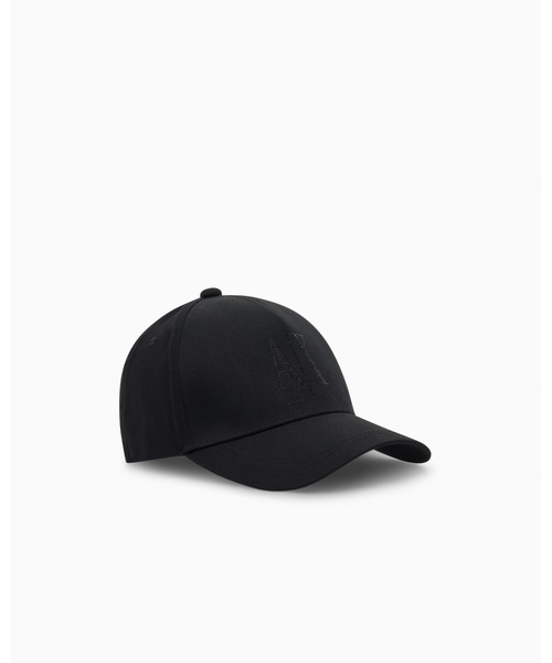ARMANI EXCHANGE(アルマーニエクスチェンジ)の「【A|X アルマーニ エクスチェンジ】ICON パネルキャップ(キャップ・レディース・ブラック・FREE)」の4枚目の写真