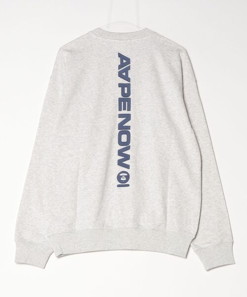AAPE BY A BATHING APE（エーエイプバイアベイシングエイプ）の「AAPE NOW CREW NECK SWEAT（スウェット・メンズ・オフホワイト・SMALL/MEDIUM/LARGE/X-SMALL/X-LARGE）」の4枚目の写真