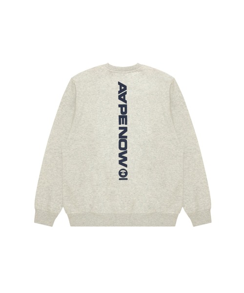 AAPE BY A BATHING APE（エーエイプバイアベイシングエイプ）の「AAPE NOW CREW NECK SWEAT（スウェット・メンズ・オフホワイト・SMALL/MEDIUM/LARGE/X-SMALL/X-LARGE）」の5枚目の写真