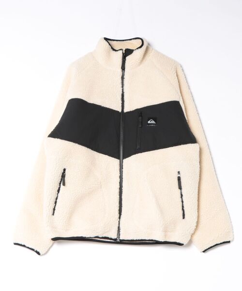 Quiksilver(クイックシルバー)の「QUIKSILVER メンズ WR BOA MINI RIP JKT ジャケット 【2026年秋冬モデル】(その他アウター・メンズ・オフホワイト/グリーン/ブラック系その他/ブラック系その他3・SMALL/MEDIUM/LARGE/X-LARGE)」の2枚目の写真