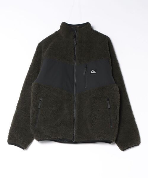 Quiksilver(クイックシルバー)の「QUIKSILVER メンズ WR BOA MINI RIP JKT ジャケット 【2026年秋冬モデル】(その他アウター・メンズ・オフホワイト/グリーン/ブラック系その他/ブラック系その他3・SMALL/MEDIUM/LARGE/X-LARGE)」の4枚目の写真