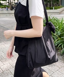 kittybunnypony（キティバニーポニー）の「Crinkle Ripstop Mini Hobo Bag_Black（ショルダーバッグ）」