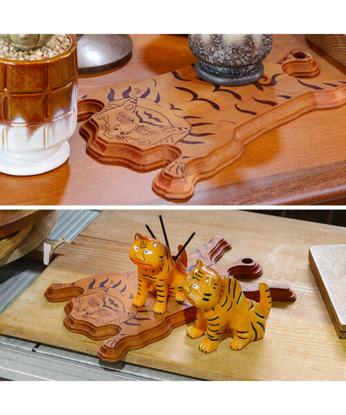 FREAK'S STORE(フリークスストア)の「POST GENERAL/ポストジェネラル TIBETAN TIGER SERVING BOARD チベタンタイガー サービングボード(その他小物・メンズ・ブラウン・ONE SIZE)」の10枚目の写真