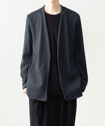 ATTACHMENT（アタッチメント）の「【LIMTED】PEストレッチリブ カラーレスカーディガン / PE STRETCH RIB COLLARLESS CARDIGAN（カーディガン/ボレロ）」