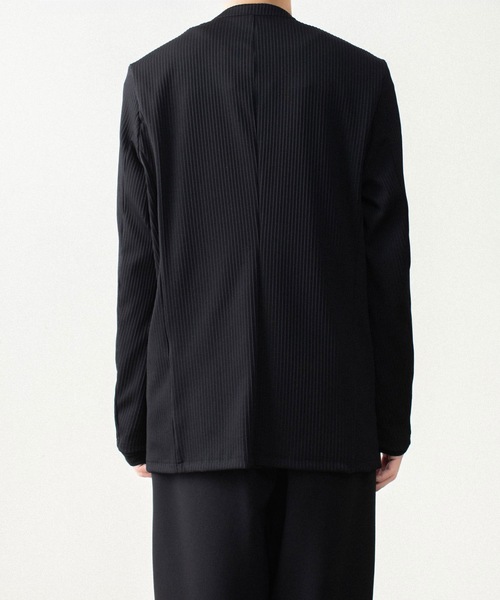 ATTACHMENT（アタッチメント）の「【LIMTED】PEストレッチリブ カラーレスカーディガン / PE STRETCH RIB COLLARLESS CARDIGAN（カーディガン/ボレロ・メンズ・ダークグレー/ブラック・2/1/3）」の17枚目の写真