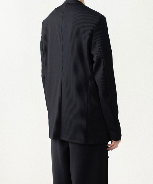 ATTACHMENT（アタッチメント）の「【LIMTED】PEストレッチリブ カラーレスカーディガン / PE STRETCH RIB COLLARLESS CARDIGAN（カーディガン/ボレロ・メンズ・ダークグレー/ブラック・2/1/3）」の18枚目の写真