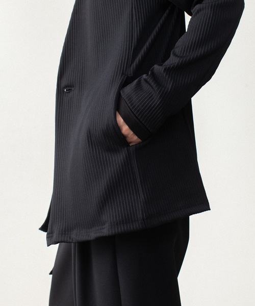 ATTACHMENT（アタッチメント）の「【LIMTED】PEストレッチリブ カラーレスカーディガン / PE STRETCH RIB COLLARLESS CARDIGAN（カーディガン/ボレロ・メンズ・ダークグレー/ブラック・2/1/3）」の22枚目の写真