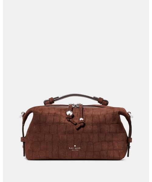 kate spade new york（ケイトスペード ニューヨーク）の「ビリー スエード クロコ クロスボディ バッグ（ショルダーバッグ・レディース・ブラウン・ONESIZE）」の5枚目の写真