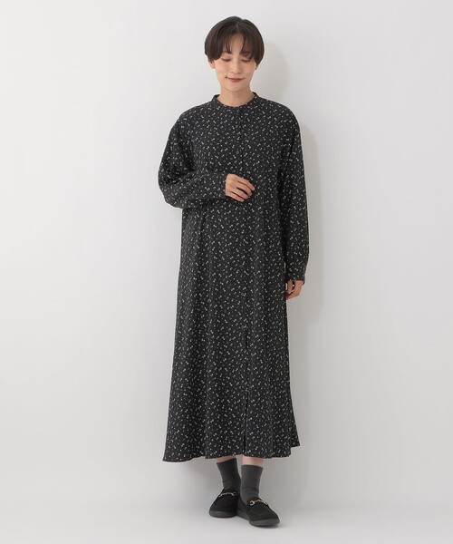 Afternoon Tea（アフタヌーンティー）の「【セットアイテム】ニットベスト＆小花柄ワンピース（ワンピース・レディース・ホワイト・MEDIUM）」の4枚目の写真