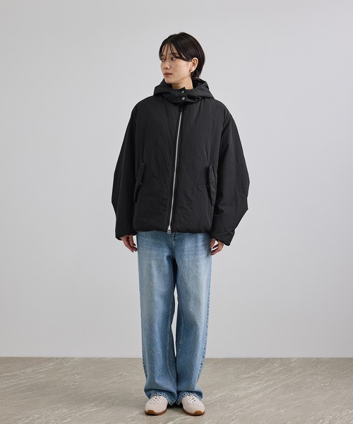 SALON adam et rope'(サロン アダム エ ロペ)の「【WEB限定】撥水ファンクションパフブルゾン(ブルゾン・レディース・ブラック/ベージュ系その他2・FREE)」の13枚目の写真