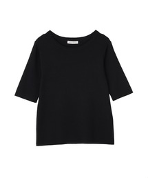 5分袖ニットプルオーバー