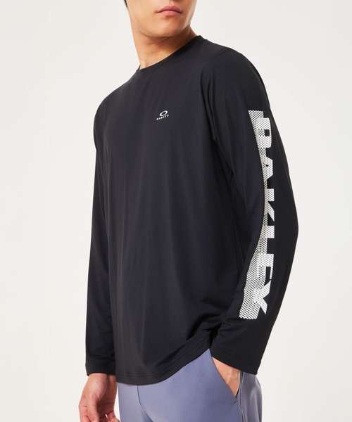 OAKLEY(オークリー)の「【新着】オークリー ENHANCE QD LS TEE SLV EVO 4.7/Tシャツ/OAKLEY(Tシャツ/カットソー・メンズ・ホワイト/ブラック・S/M/L)」の7枚目の写真