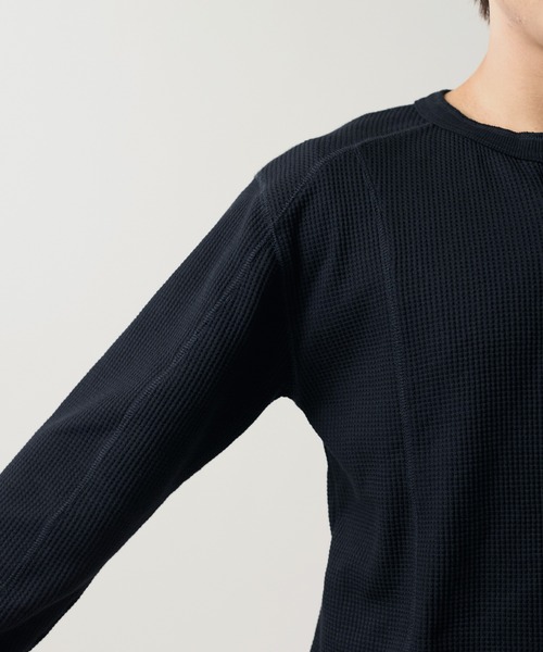 WAIPER.inc(ワイパーインク)の「【ZOZO限定】ワッフル ヘンリーネック ロンT(Tシャツ/カットソー・メンズ・ブラック・XL/L/M/S)」の16枚目の写真