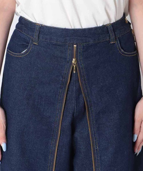 Cepica(セピカ)の「フロントジップデニムパンツ(デニムパンツ・レディース・ブルー・FREE)」の11枚目の写真