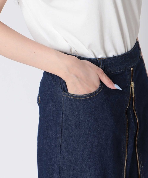 Cepica(セピカ)の「フロントジップデニムパンツ(デニムパンツ・レディース・ブルー・FREE)」の12枚目の写真