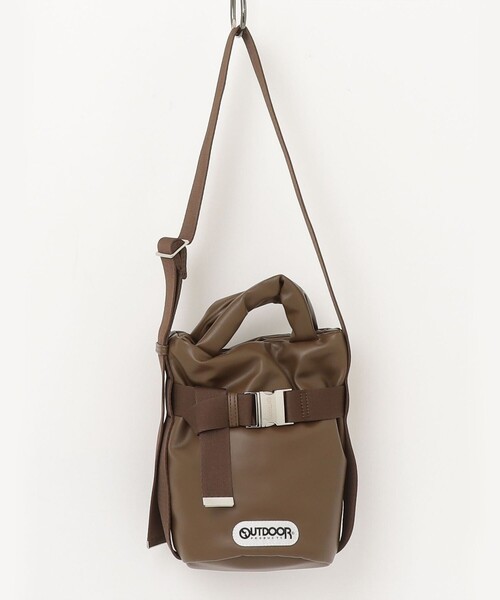 OUTDOOR PRODUCTS(アウトドアプロダクツ)の「【OUTDOOR PRODUCTS】合皮2wayベルトトートバッグSS(ショルダーバッグ・レディース・ブラウン/ブラック・FREE)」の5枚目の写真