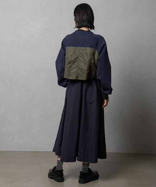 MARECHAL TERRE(マルシャルテル)の「2Wayジップワンピース(ワンピース・レディース・ネイビー/ブラック/グレー/チャコールグレー・MEDIUM)」の6枚目の写真