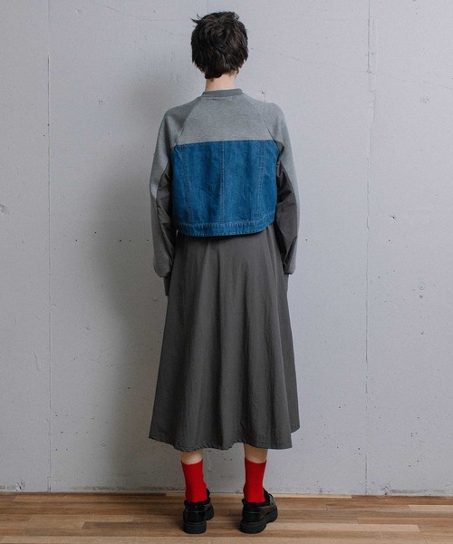 MARECHAL TERRE(マルシャルテル)の「2Wayジップワンピース(ワンピース・レディース・ネイビー/ブラック/グレー/チャコールグレー・MEDIUM)」の18枚目の写真