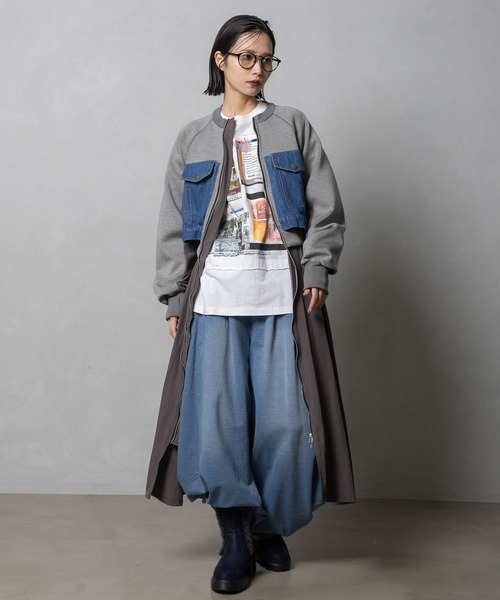 MARECHAL TERRE(マルシャルテル)の「2Wayジップワンピース(ワンピース・レディース・ネイビー/ブラック/グレー/チャコールグレー・MEDIUM)」の19枚目の写真