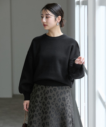 La TOTALITE（ラトータリテ）の「【洗える】ウォッシャブルクルーネックプルオーバー（ニット/セーター）」