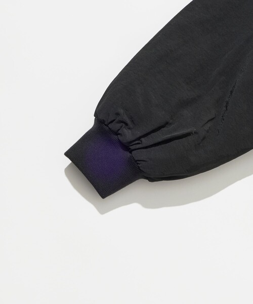 Russell Athletic(ラッセルアスレティック)の「RUSSELL ATHLETIC/ラッセルアスレティック 別注 ビックシルエット 中綿 キルティング ロゴ刺繍 ナイロンブルゾン スタジャン(ブルゾン・メンズ・ブラック/ネイビー・SMALL/LARGE/MEDIUM)」の7枚目の写真