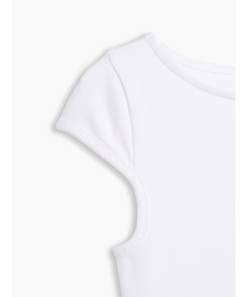 GAP(ギャップ)の「モダン ボートネックTシャツ(Tシャツ/カットソー・レディース・ホワイト/ブラック/ブラウン・S/M/XS/XL)」の14枚目の写真