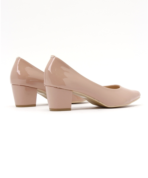 titivate（ティティベイト）の「5㎝ｽｸｴｱﾋｰﾙﾊﾟﾝﾌﾟｽ（パンプス・レディース・ピンクベージュ/アイボリー/ブラック/ネイビー/グレー・M/L/LL）」の13枚目の写真