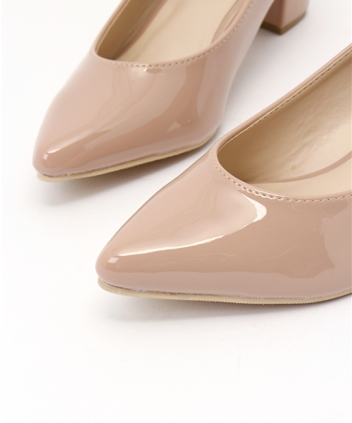 titivate（ティティベイト）の「5㎝ｽｸｴｱﾋｰﾙﾊﾟﾝﾌﾟｽ（パンプス・レディース・ピンクベージュ/アイボリー/ブラック/ネイビー/グレー・M/L/LL）」の14枚目の写真