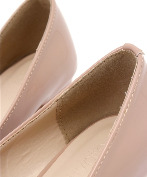 titivate（ティティベイト）の「5㎝ｽｸｴｱﾋｰﾙﾊﾟﾝﾌﾟｽ（パンプス・レディース・ピンクベージュ/アイボリー/ブラック/ネイビー/グレー・M/L/LL）」の6枚目の写真