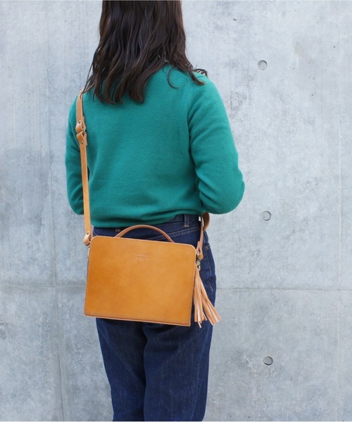 TIDEWAY(タイドウェイ)の「NUME 2WAY SHOULDER/四角ボストン(ショルダーバッグ・レディース・ブラック/チョコ/その他/キャメル・FREE)」の12枚目の写真