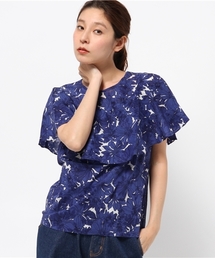 LBC | コットンフラワープリントエンシュクブラウス(シャツ/ブラウス)
