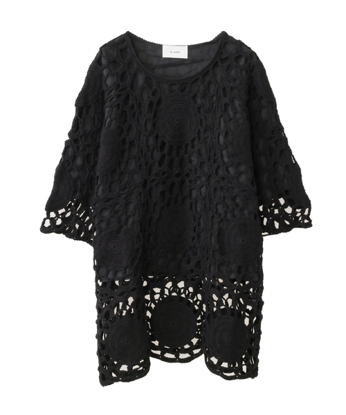 大人気‼️完売品❤️CLANE❤️BIG FLOWER CROCHET KNIT CLANE（クラネ）の「BIG FLOWER CROCHET KNIT（ニット/セーター）」 - WEAR