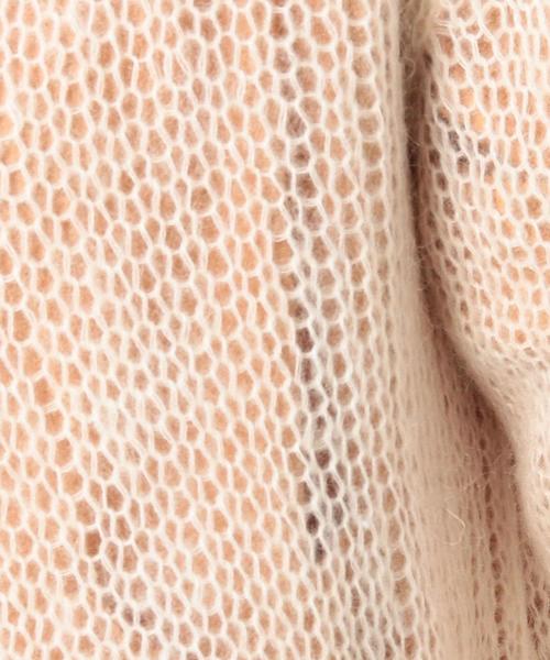 Another Edition（アナザーエディション）の「天竺ロングカーディガン/AEMBC W/NｙテンジクLONG CGN◆（カーディガン/ボレロ・レディース・ライトグレー/ライトピンク・FREE）」の10枚目の写真